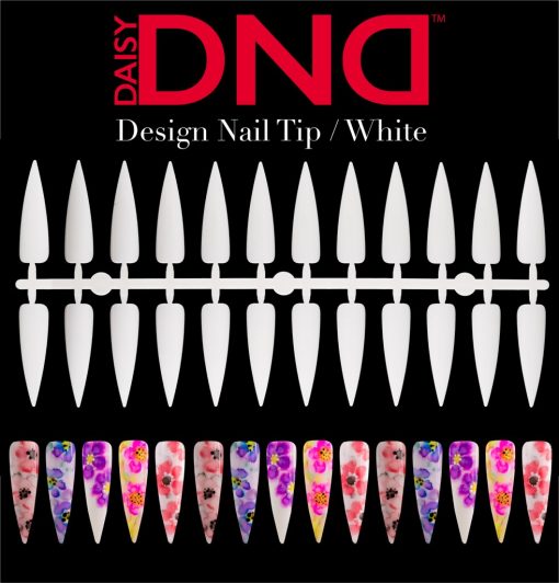 White Nail Tip Design