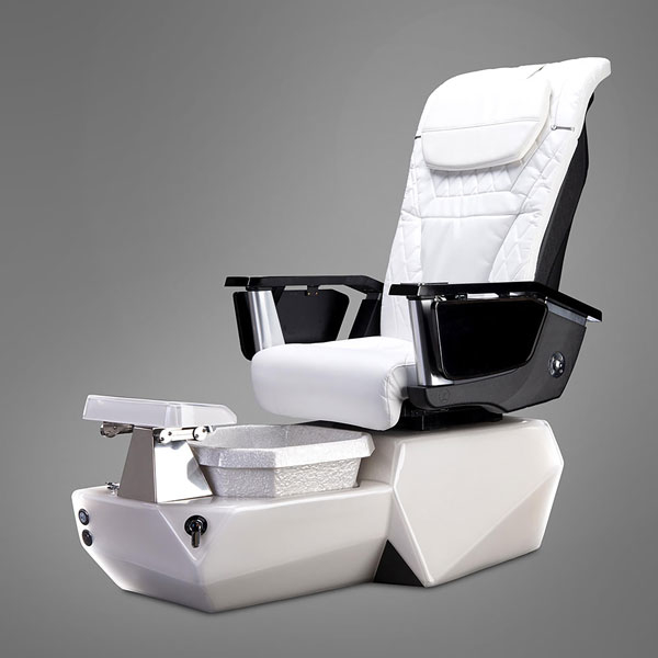 Tri WHITE-EPOX Pedicure Chair