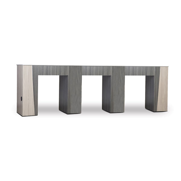 Tiffany-DUOTONE 103" Triple Nail Table