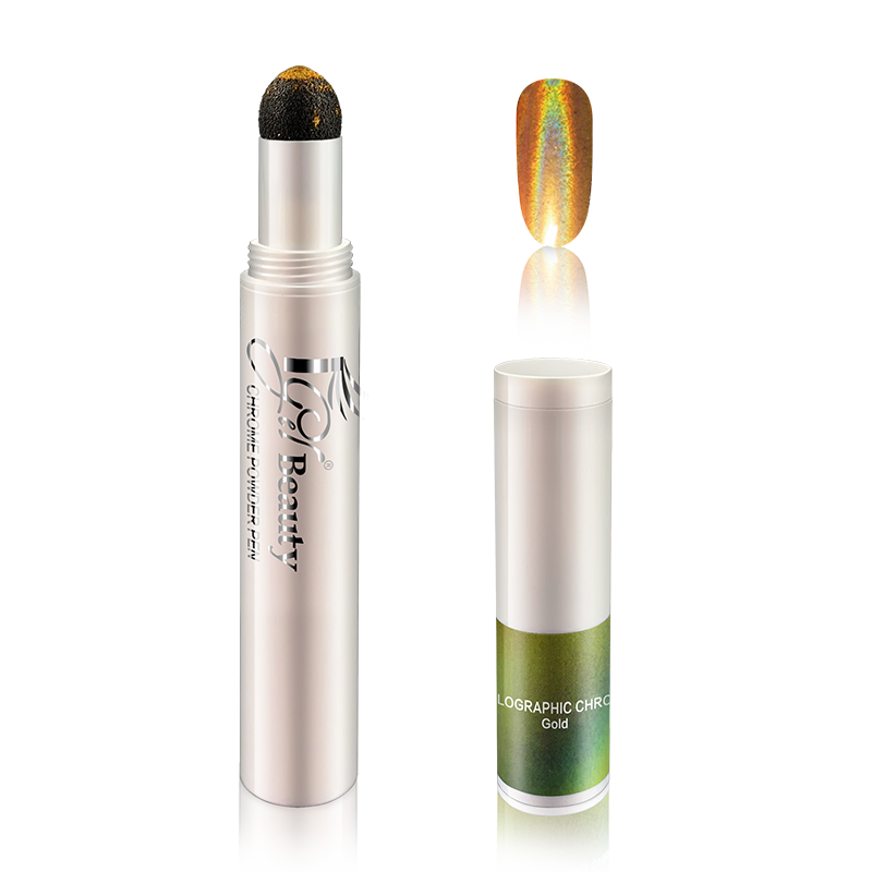 Chrome Powder Pen - Holographic Chrome - Gold