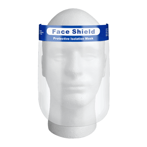 Clear Plastic Face Shield - 10pcs