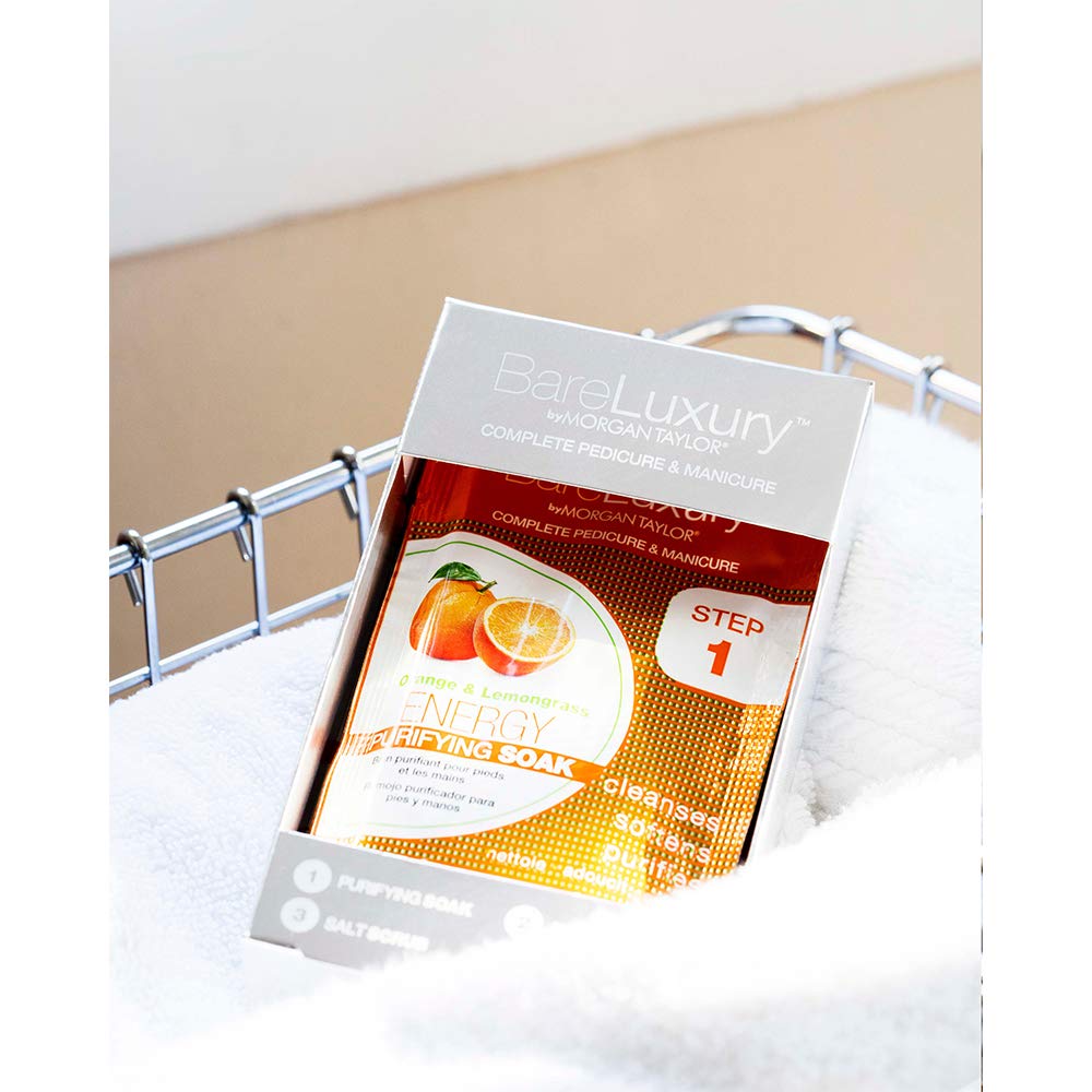 Morgan Taylor BareLuxury 4-Step Complete Pedicure & Manicure Packs