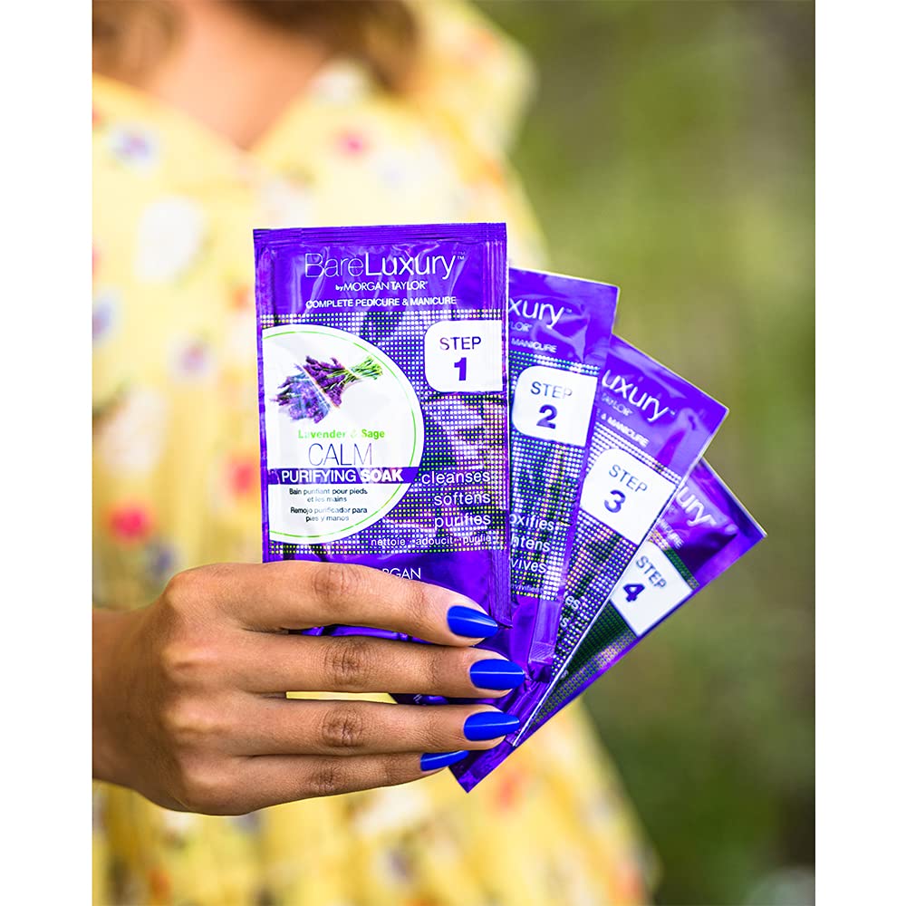 Morgan Taylor BareLuxury 4-Step Complete Pedicure & Manicure Packs