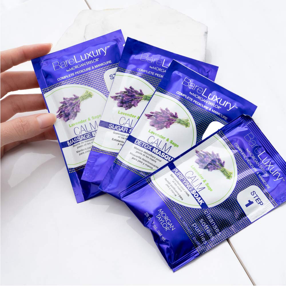 Morgan Taylor BareLuxury 4-Step Complete Pedicure & Manicure Packs